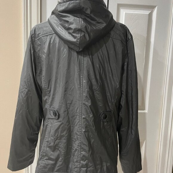 UD UTEX DESIGN RAIN HOOD COAT JACKET ZIP UP SIZE LARGE MEN WINTER JACKET COZZY - Picture 9 of 16